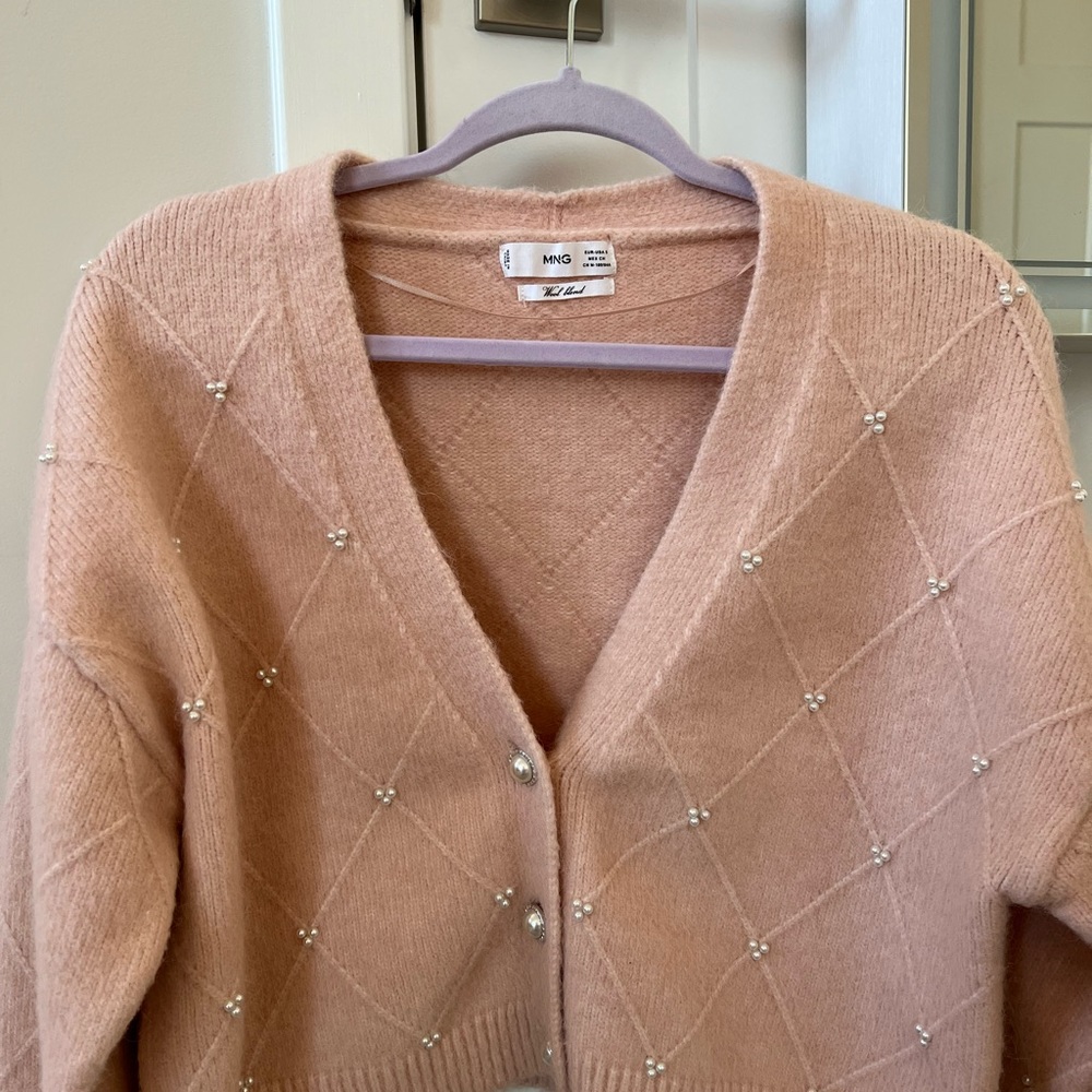 2 Piece Cardigan & Knit Top ❤️ - Wool Blend - Small - Picture 6 of 8